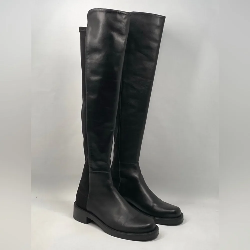 Stuart Weitzman Leather Over-The-Knee Boots size 6